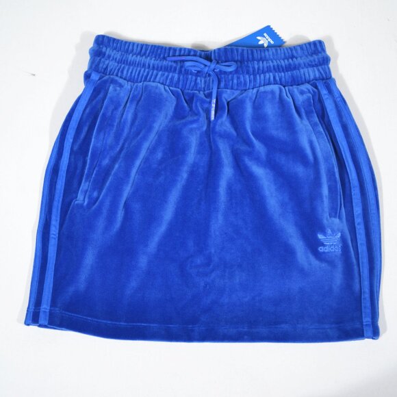 NWT ADIDAS X JEREMY SCOTT VELOUR SKIRT, SMALL - Picture 4 of 9